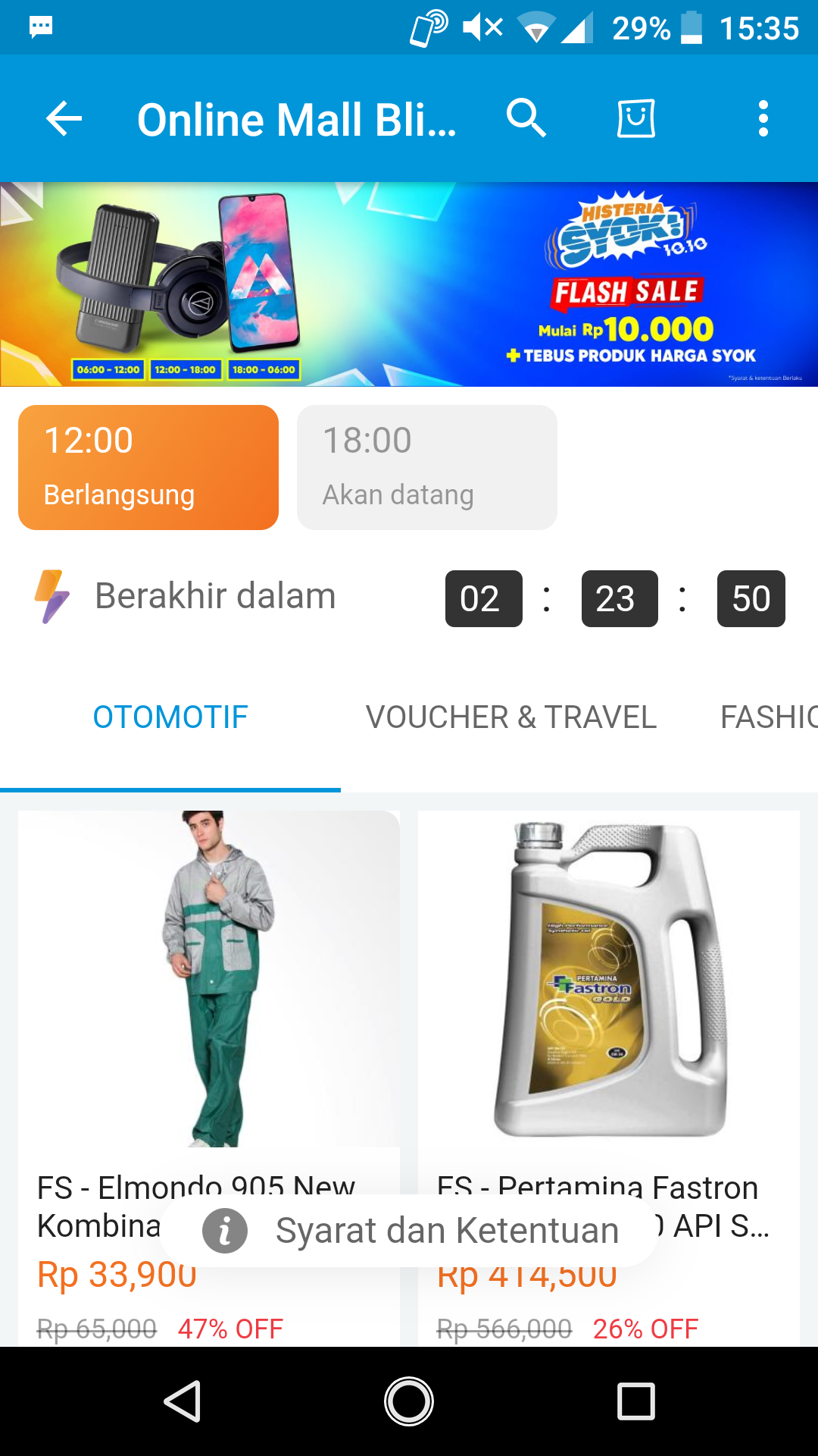 Flash Sale 24 Jam Nonstop di Event Harbolnasnya Blibli.com