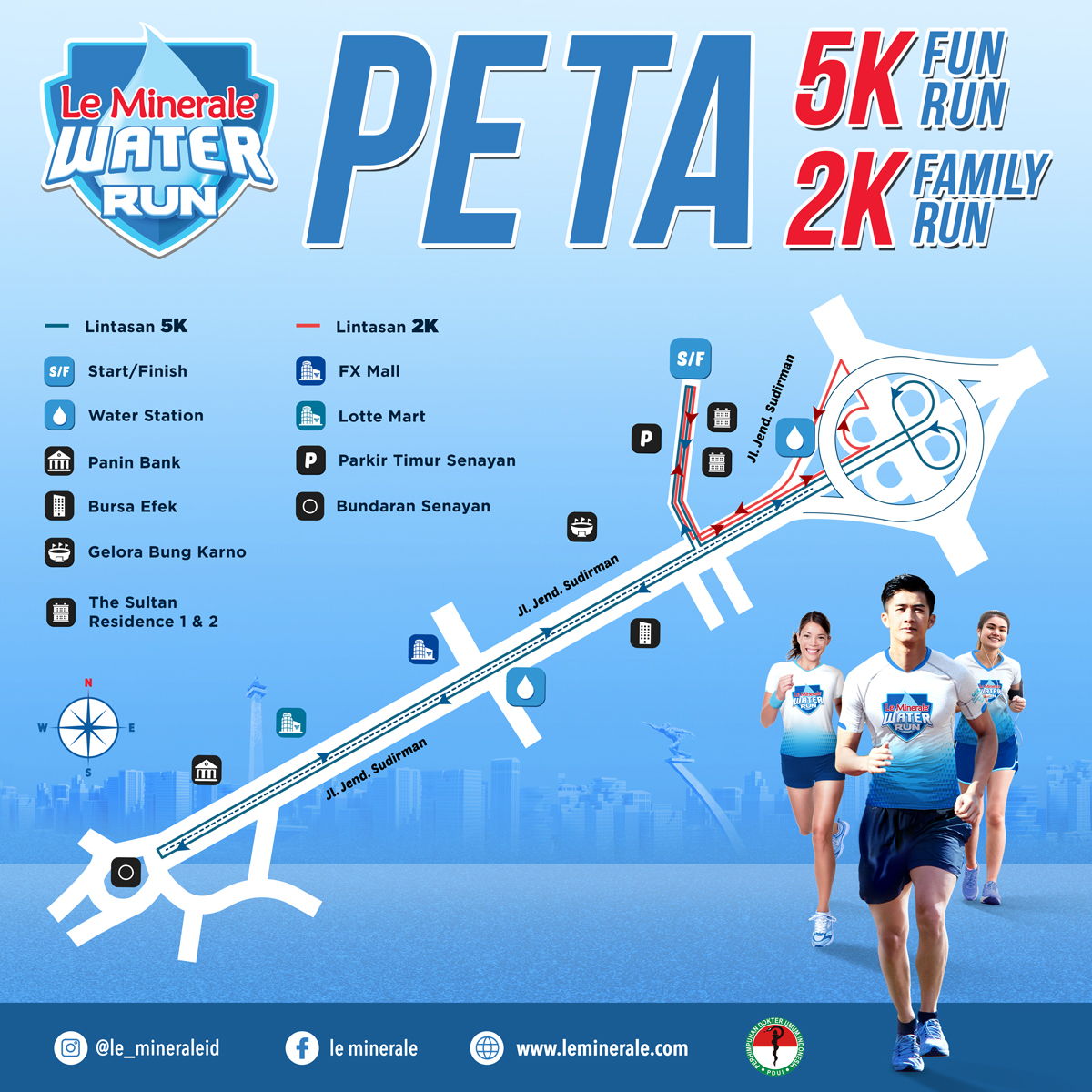 Rute Le Minerale Water Run