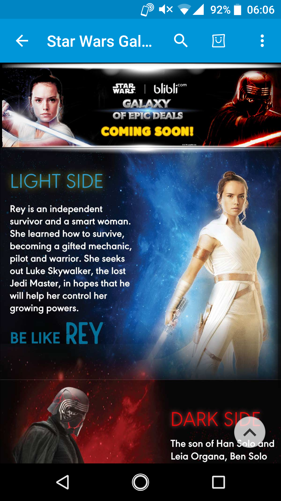 Star Wars Galaxy Game Blibli.com